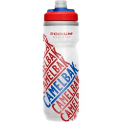Bidon CamelBak Podium Chill 620ml biały z napisami