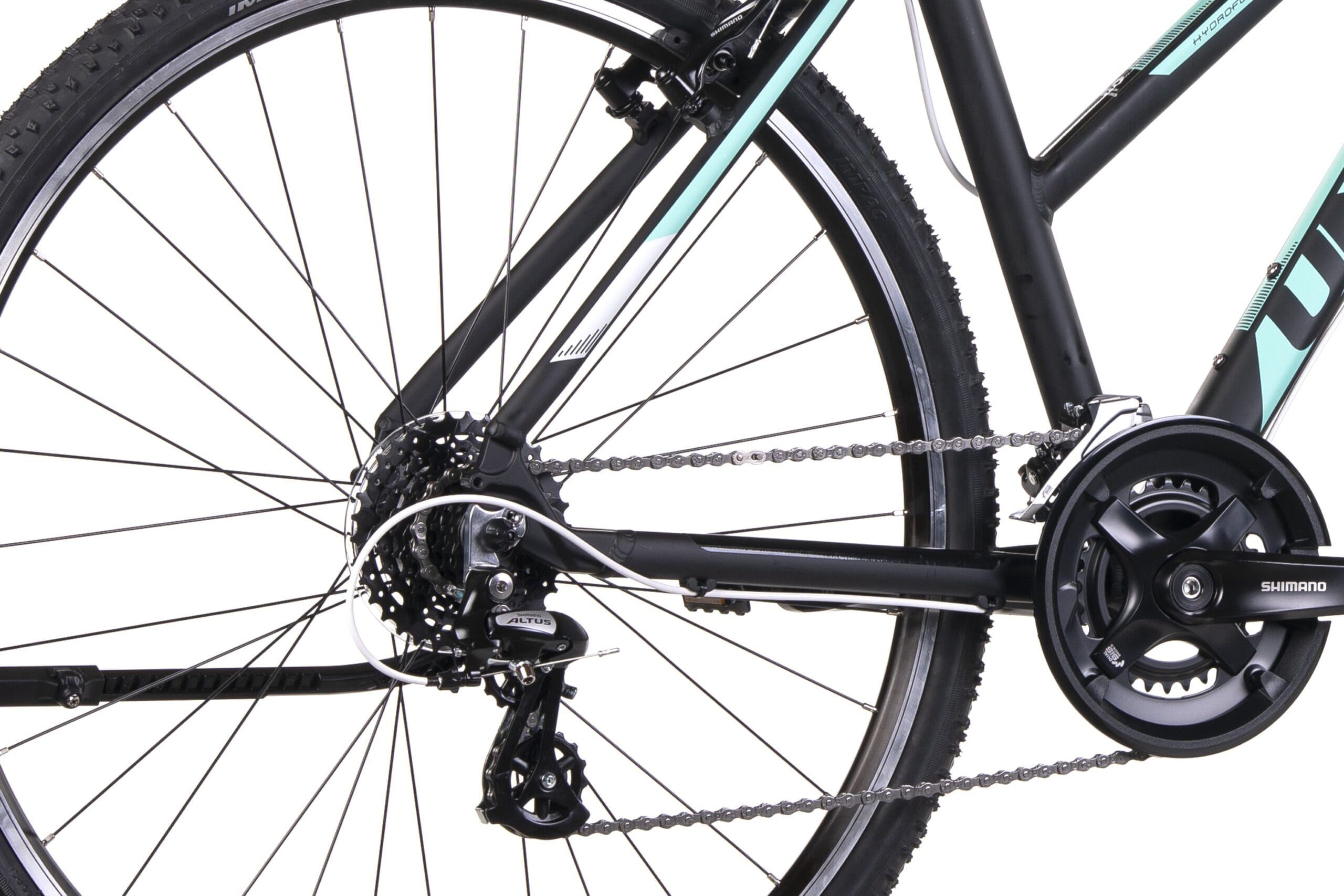 UNIBIKE PRIME D19 CZARNO-TURKUSOWE - obrazek 3