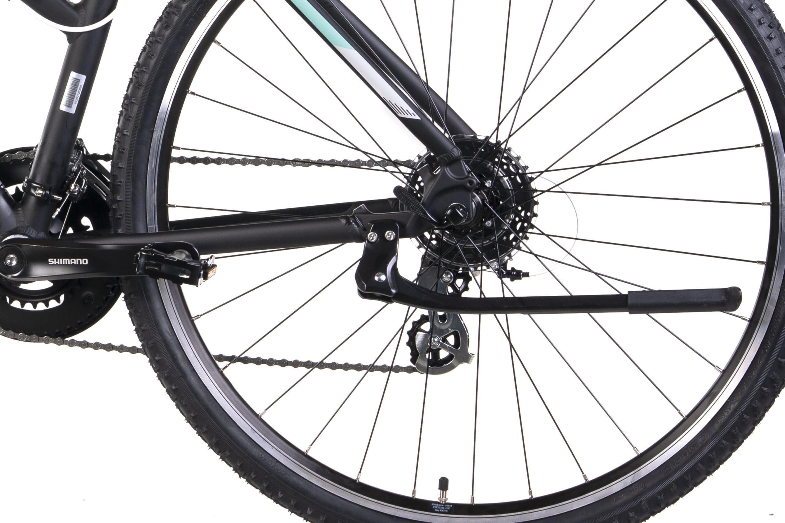 UNIBIKE PRIME D19 CZARNO-TURKUSOWE - obrazek 4