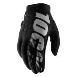Rękawiczki 100% BRISKER Glove black grey roz. XXL