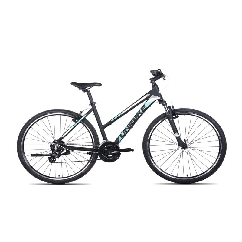 UNIBIKE PRIME D19 CZARNO-TURKUSOWE