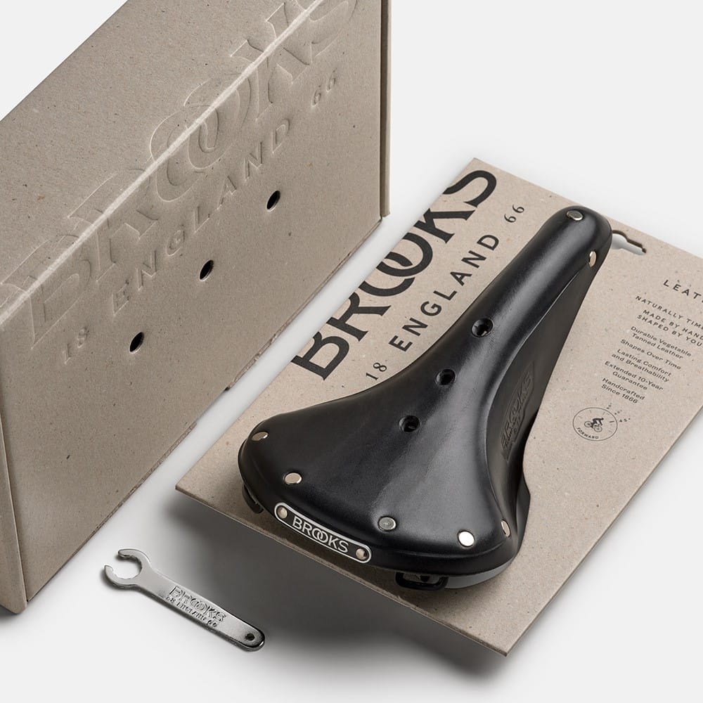 Siodełko BROOKS B17 NARROW, Black, Steel Rail, Waga 510g, Linia Leather (NEW) - obrazek 8