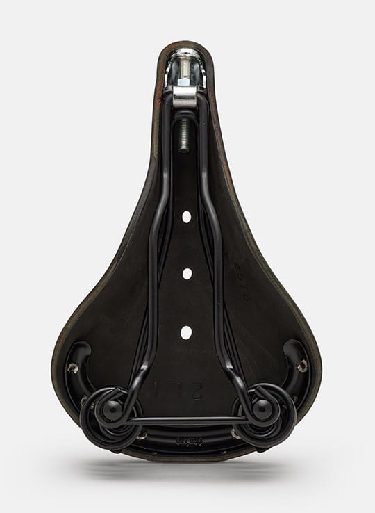 Siodełko BROOKS FLYER, Black, Steel Rail 860g - obrazek 6