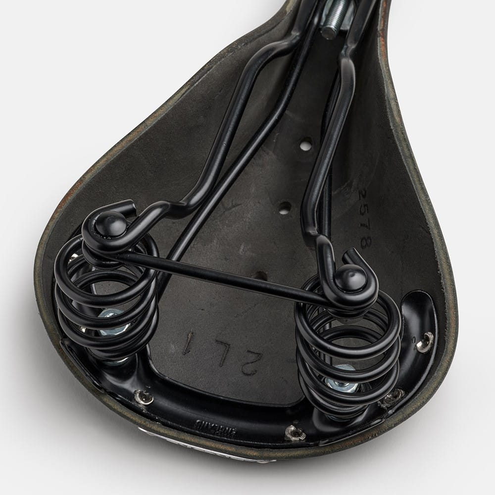 Siodełko BROOKS FLYER, Black, Steel Rail 860g - obrazek 8