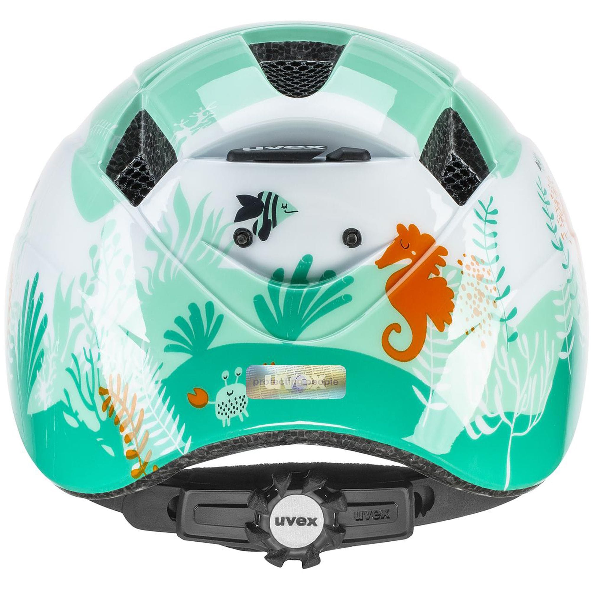 Kask rowerowy dziecięcy Uvex Kid 2 biały underwater 46–52 cm - obrazek 4