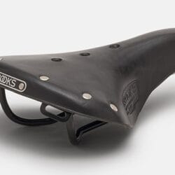 Siodełko Brooks B17 Short Black Steel Rail – skórzane, damskie