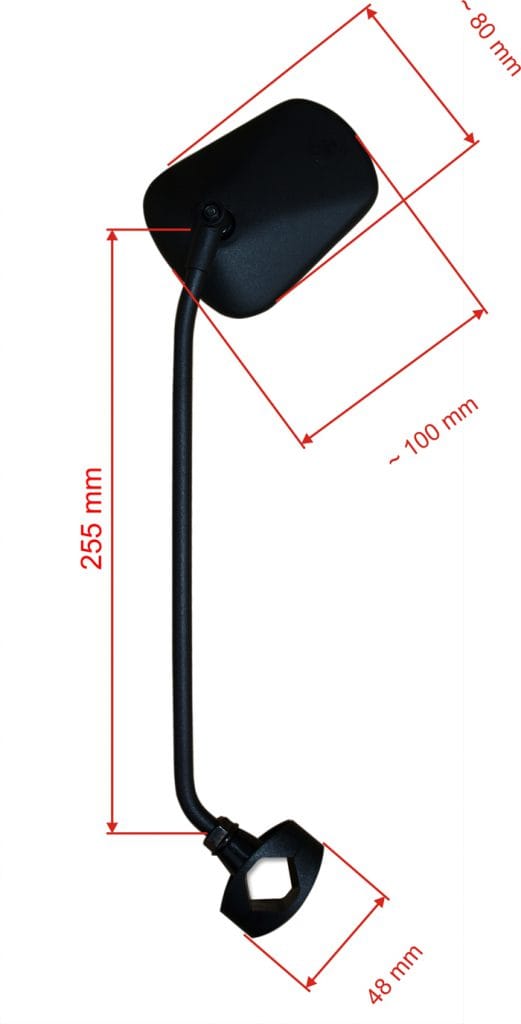 Lusterko rowerowe AJS długi ramię plus - obrazek 3