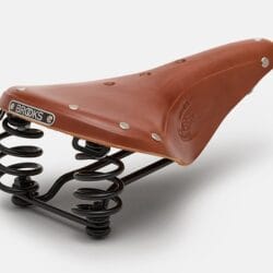 Siodełko Brooks Flyer Honey stalowe pręty 860g