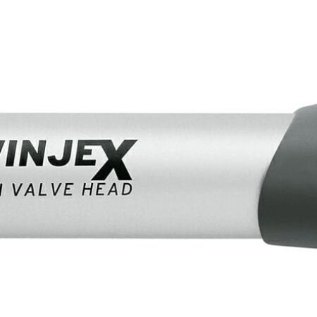 Pompka rowerowa SKS TWINJEX ALU srebrna – kompaktowa aluminiowa