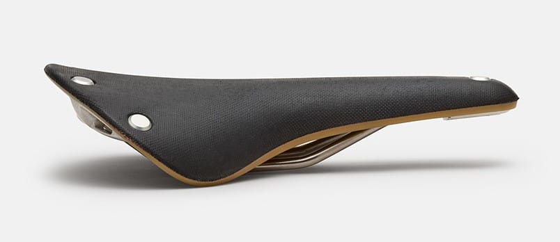 Siodełko Brooks Cambium C17 Special Black stalowe pręty - obrazek 4