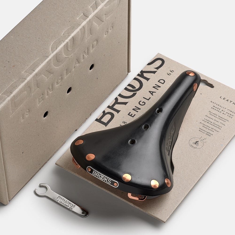 Siodełko Brooks B17 Special Black Steel Rail – skórzane, turystyczne - obrazek 8