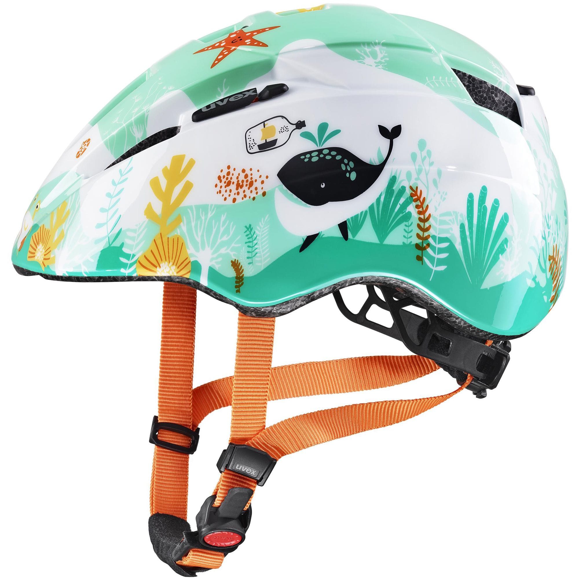 Kask rowerowy dziecięcy Uvex Kid 2 biały underwater 46–52 cm