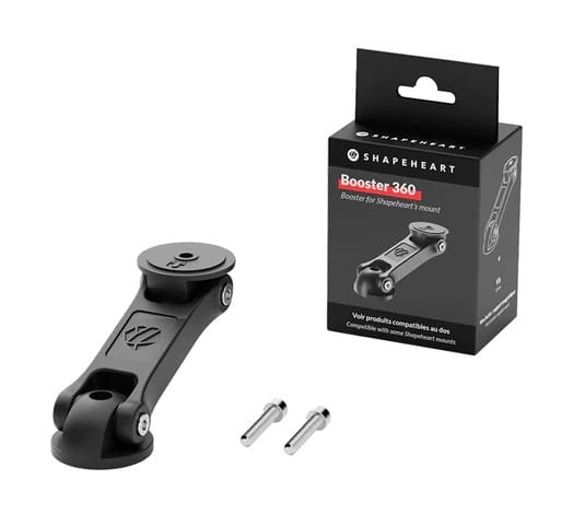 Uchwyt SHAPEHEART Booster 360 PRO/Stem – uchwyt na smartfona do roweru, obrót 360°