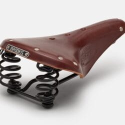 Siodełko BROOKS FLYER, Brown, Steel Rail, Waga 860