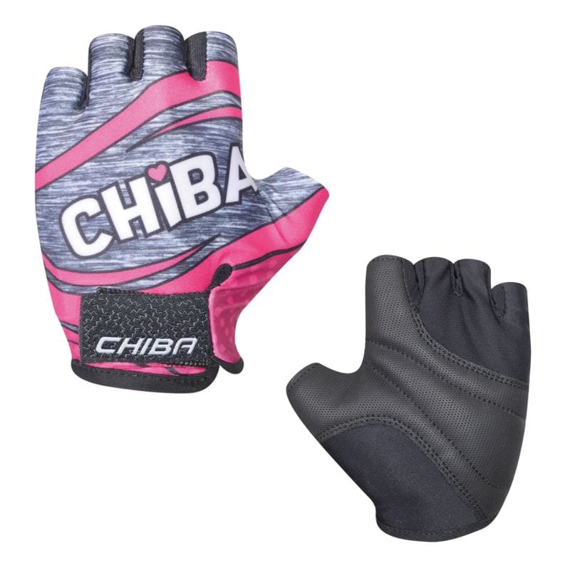Rękawiczki rowerowe Chiba Kids różowe rozm. XS