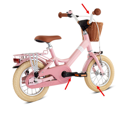 Rower PUKY YOUKE 12 Classic Retro rose - 4126 - obrazek 6