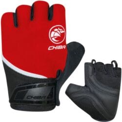 Rękawiczki rowerowe Chiba Youth czerwone rozm. XS