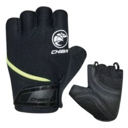 Rękawiczki rowerowe Chiba Youth czarne rozm. XS/S