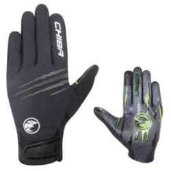 Rękawiczki rowerowe Chiba Downhill Youth czarne rozm. S/M