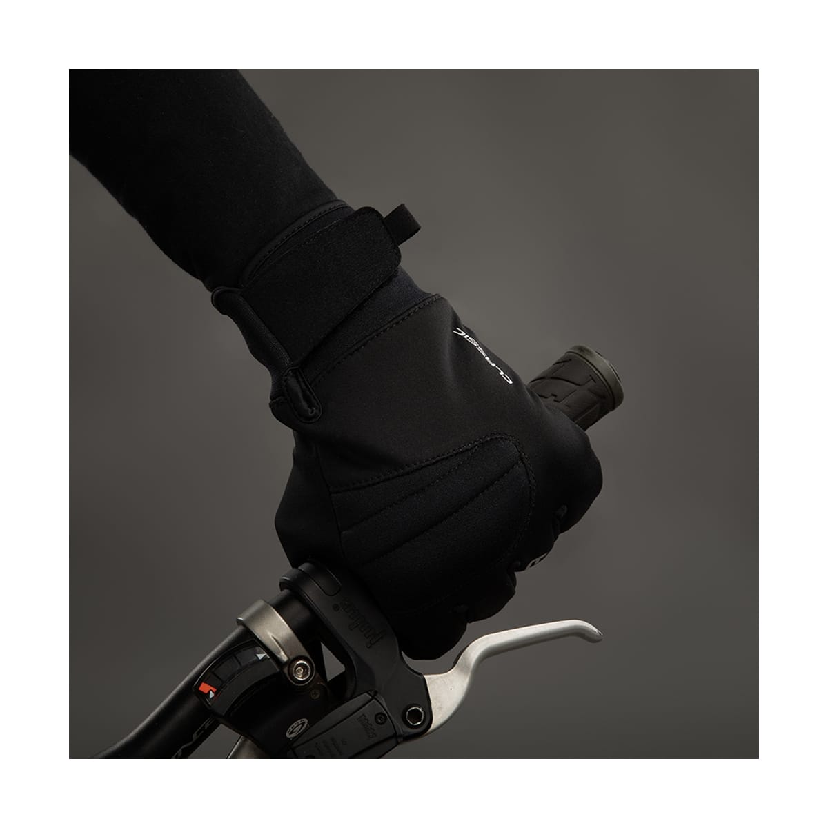 Chiba Classic M czarno-srebrne – rękawiczki rowerowe - obrazek 8