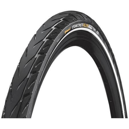 Opona Continental Contact Plus City 28×1.60″ czarna z odblaskiem – antyprzebiciowa