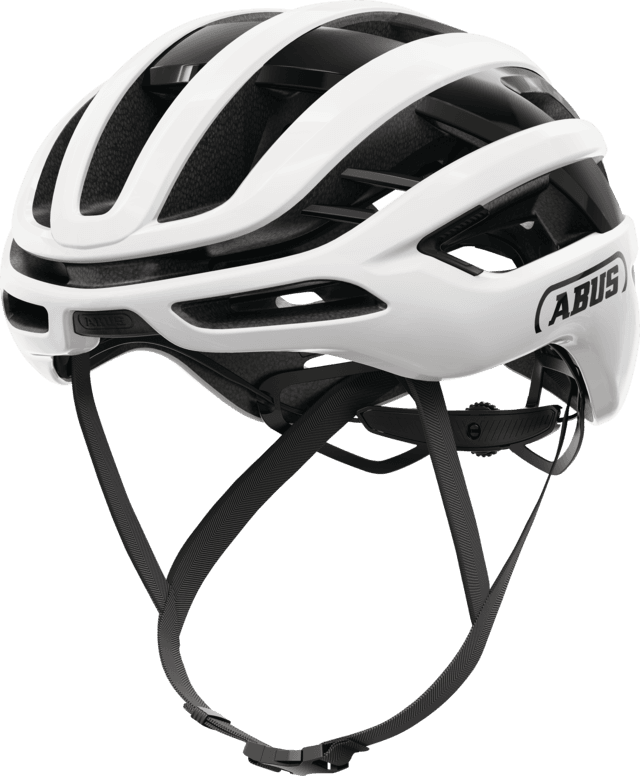 Abus AirBreaker 2.0 Shiny White – kask rowerowy szosowy, rozmiar S - obrazek 2