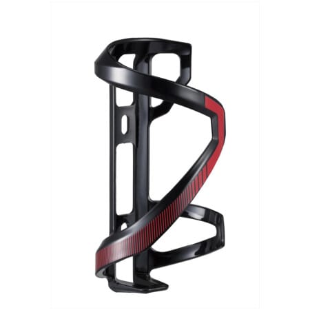 Giant Airway Sidepull R – koszyk na bidon, lekki, czarno-czerwony