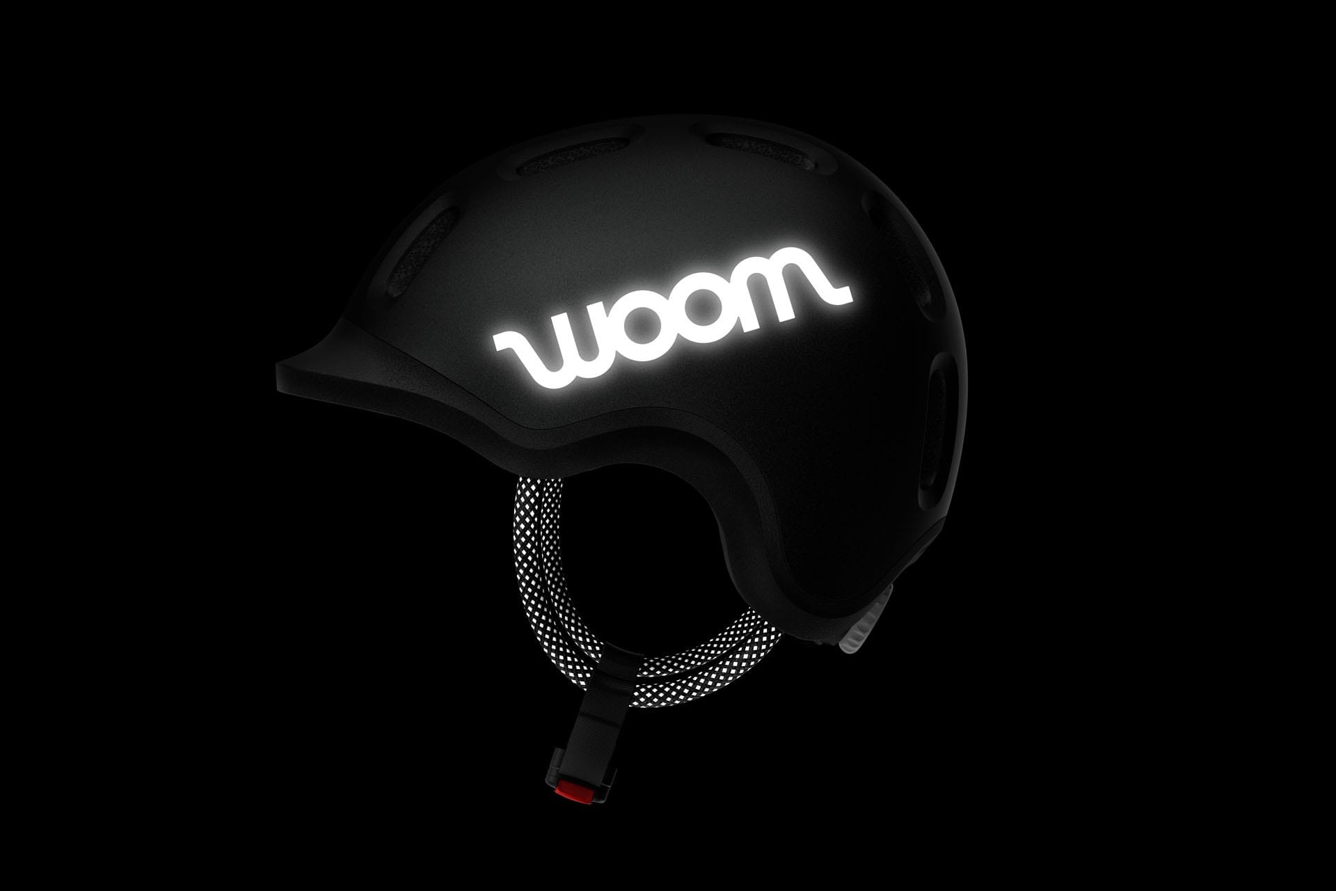 Woom READY Charcoal Metallic – kask rowerowy dziecięcy, rozmiar M (53-57 cm) - obrazek 2