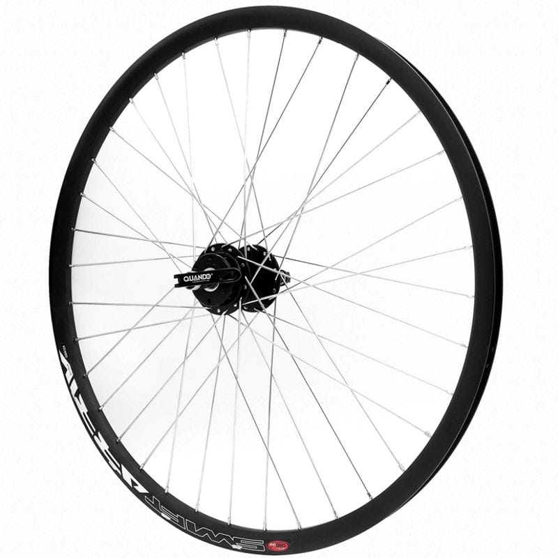 Koło 28 tylne pod wolnobieg stożkowe O-czarne P-srebrne