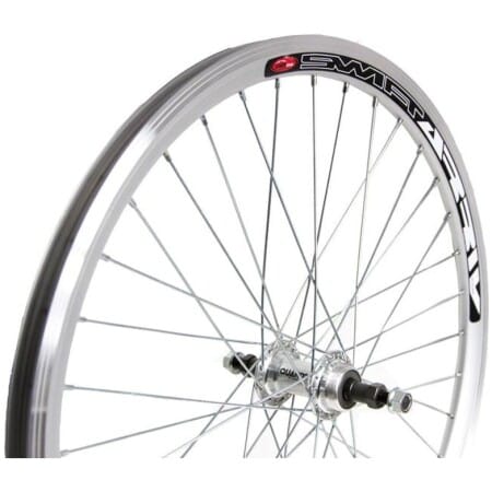 Koło 26 tylne pod wolnobieg O-srebrne P-srebrne