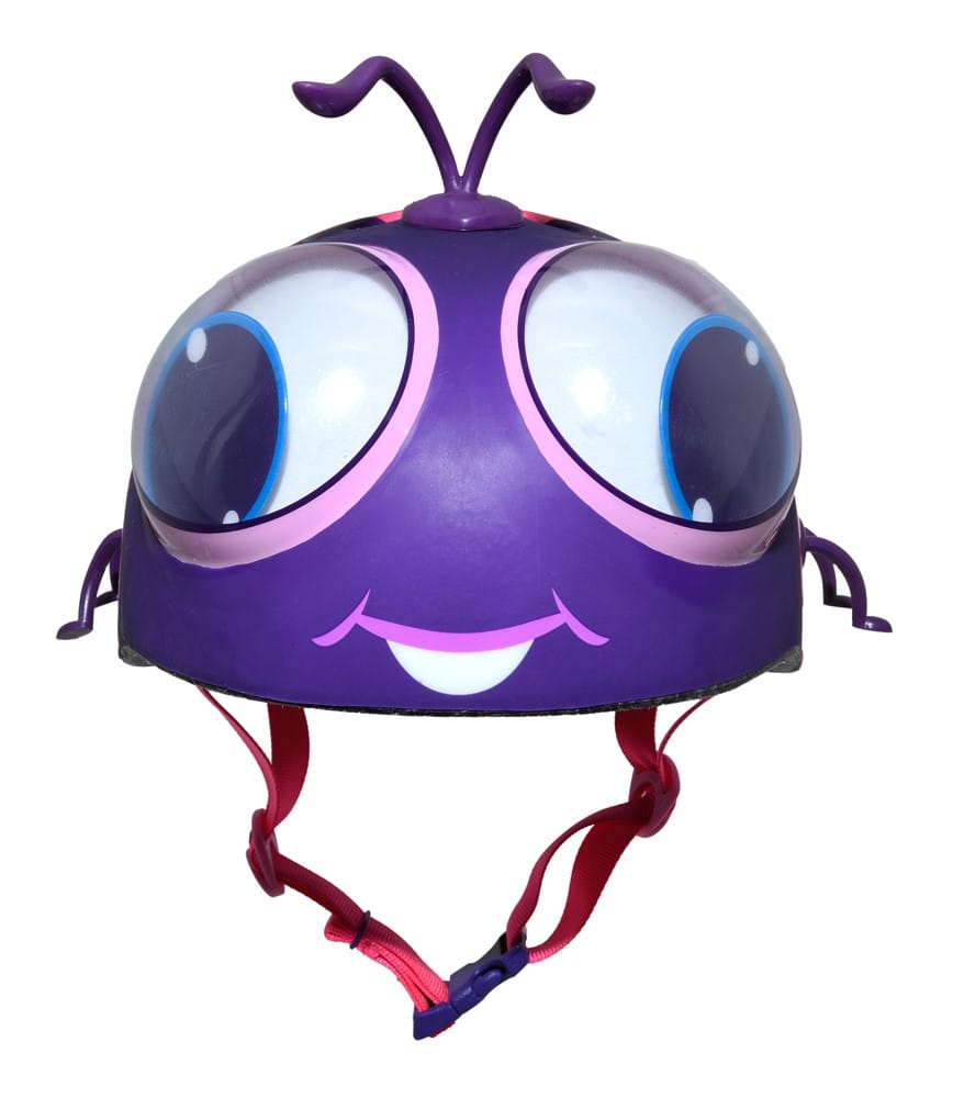 Kask dziecięcy Raskullz Googly Lady Bug pink XS 48–52 cm - obrazek 2