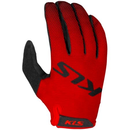 Rękawice rowerowe Kellys KLS Plasma red XS