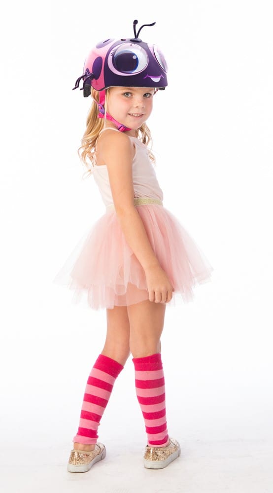 Kask dziecięcy Raskullz Googly Lady Bug pink XS 48–52 cm - obrazek 5