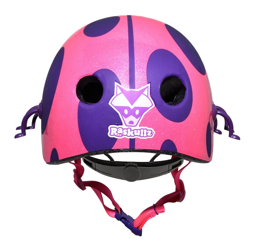 Kask dziecięcy Raskullz Googly Lady Bug pink XS 48–52 cm - obrazek 3