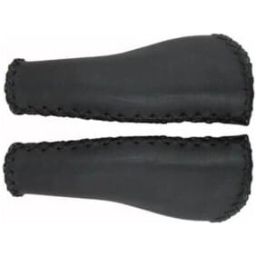 Chwyty kierownicy Velo D2+ Leather czarne