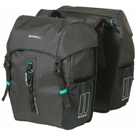 Sakwa podwójna Basil Discovery 365D Double Pannier czarna