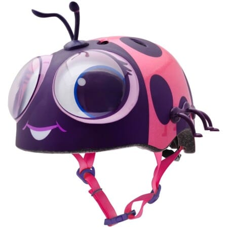 Kask dziecięcy Raskullz Googly Lady Bug pink XS 48–52 cm