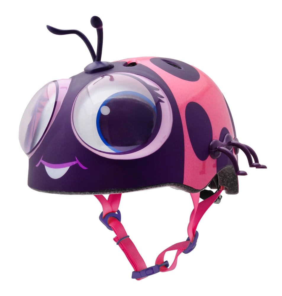 Kask dziecięcy Raskullz Googly Lady Bug pink XS 48–52 cm