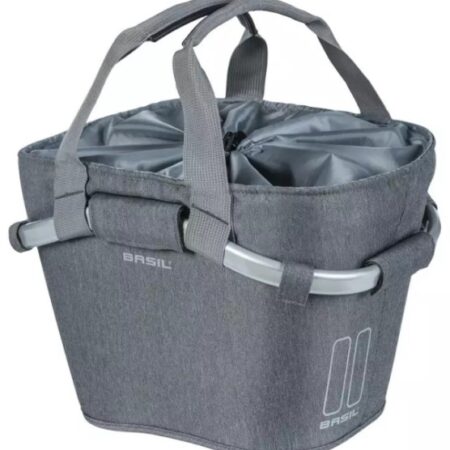Kosz Przedni Na Kierownicę Basil Classic Carry Szary