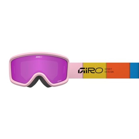 Gogle zimowe juniorskie GIRO CHICO 2.0 LIGHT PINK AMBER PINK 19-42% S2