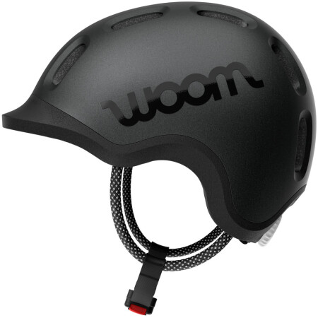 Kask rowerowy woom READY Charcoal Metallic M (53–57 cm) – doskonała widoczność i komfort