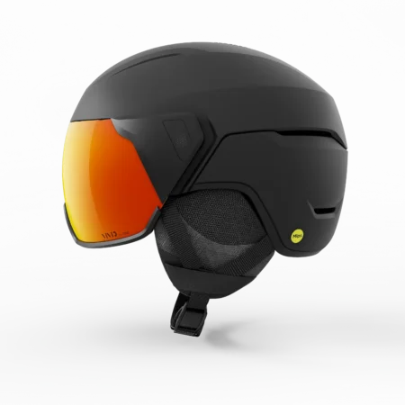 Kask narciarski GIRO ORBIT SPHERICAL matte black / VIVID ember L (59–62,5 cm)