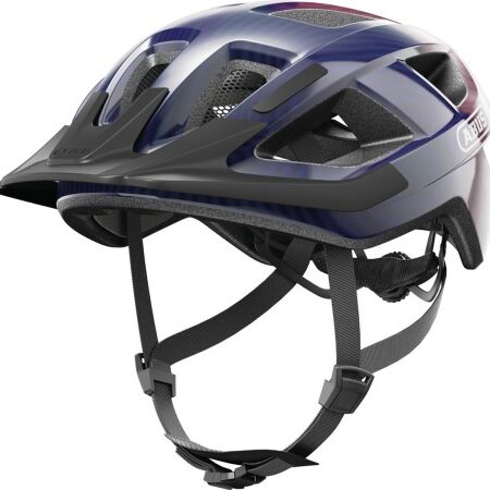 Kask rowerowy Abus Aduro 3.0 Purple Waves M (52–58 cm)