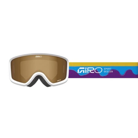 Gogle zimowe juniorskie GIRO CHICO 2.0 PURPLE WAVE AMBER ROSE 19-42% S2