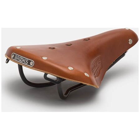 Siodełko BROOKS B17 SHORT, Honey, Steel Rail, Waga 460g, Linia Leather (NEW)