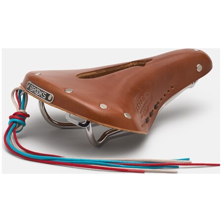 Siodełko BROOKS B17 CARVED SHORT, Honey, Steel Rail, Waga 460g, Linia Leather (NEW)