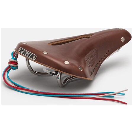 Siodełko BROOKS B17 CARVED SHORT, Brown, Steel Rail, Waga 460g, Linia Leather (NEW)