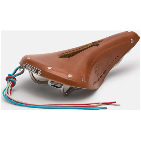 Siodełko BROOKS B17 NARROW CARVED, Honey, Steel Rail, Waga 510g, Linia Leather (NEW)