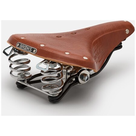 Siodełko BROOKS B66, Honey, Steel Rail, Waga 1050g, Linia Leather (NEW)