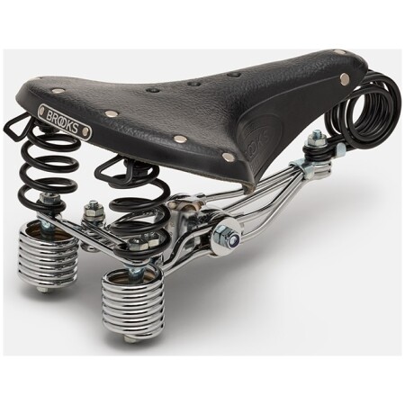 Siodełko BROOKS B135, Black, Steel Rail, Waga 1630g, Linia Leather (NEW)